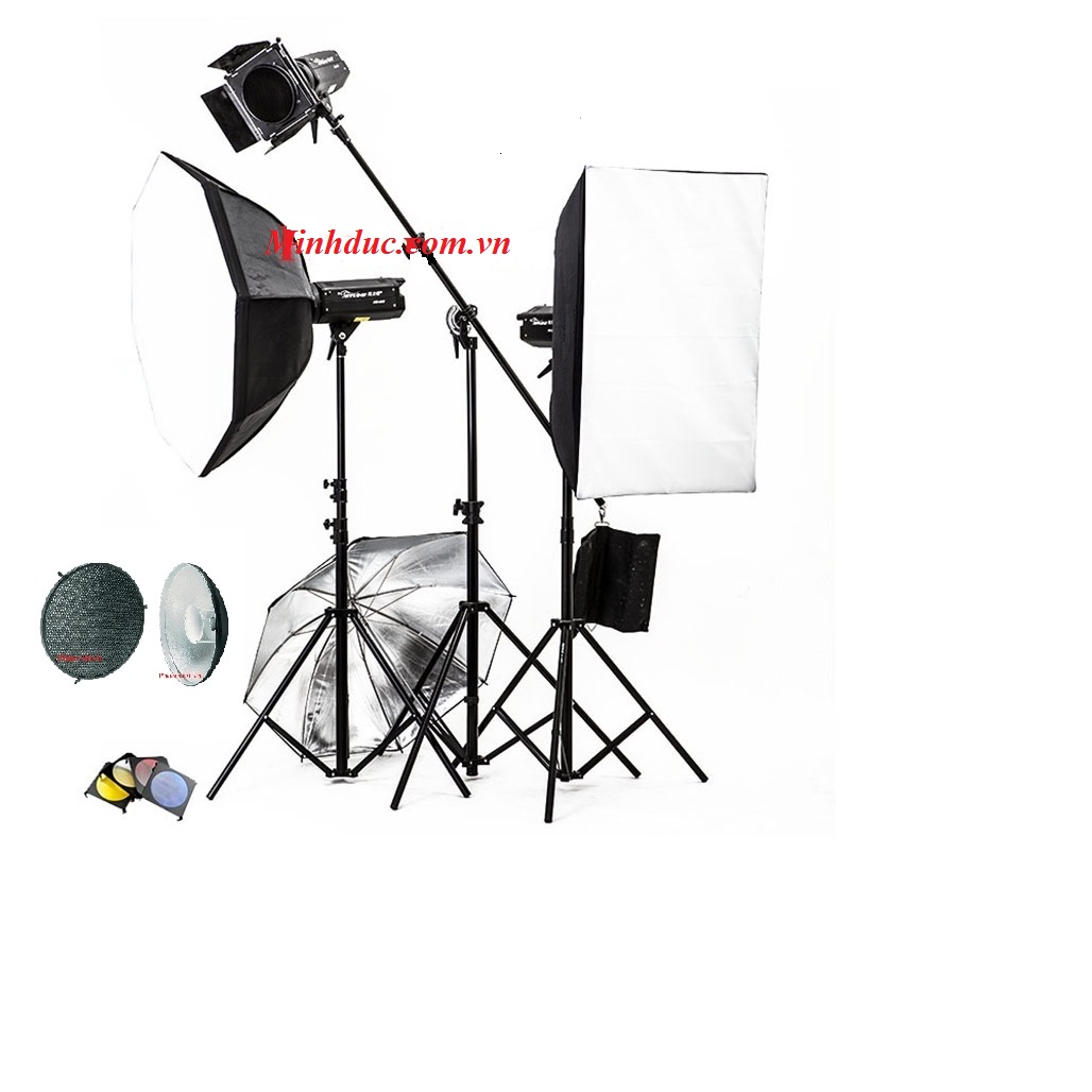 Bộ Đèn Kit Studio Hylow He 1300W-3 (3 đèn)